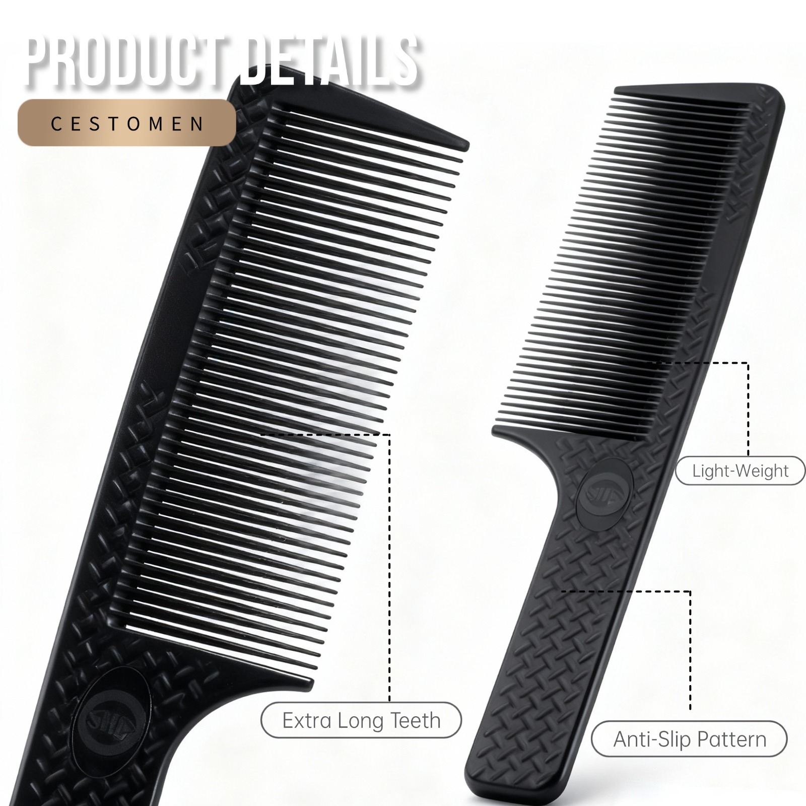 2Pcs Professional Tapered Barb - огляд і ціна Binding Machine Comb